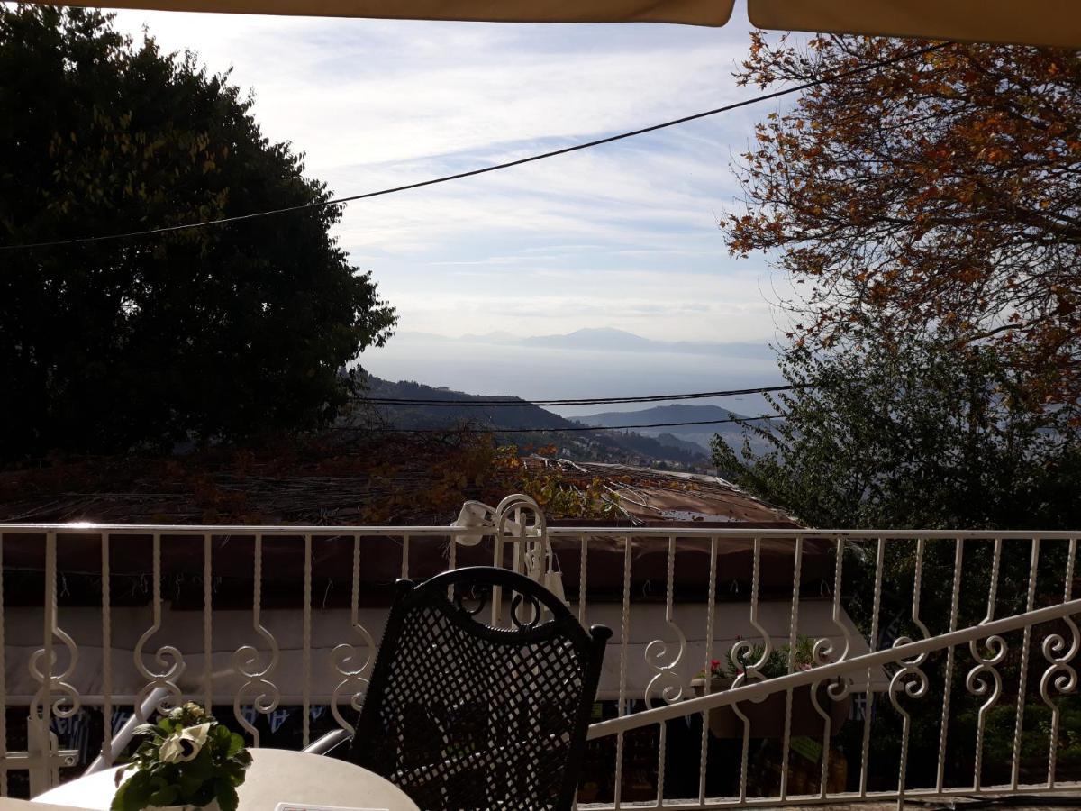 Mansion Theodora Hotel Makrinitsa Bagian luar foto